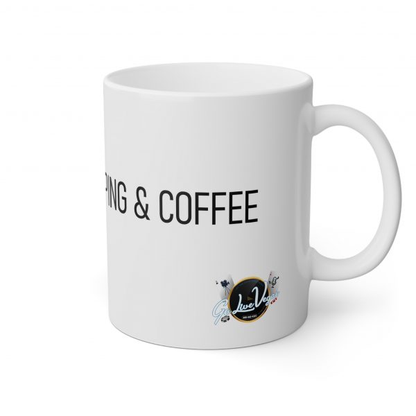 Camping & Coffee White Mug, 11oz - Image 2